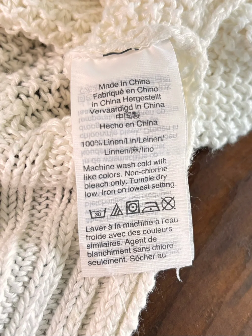 J. Crew Open Knit Sweater Oversized SZ SM Beachy Preppy